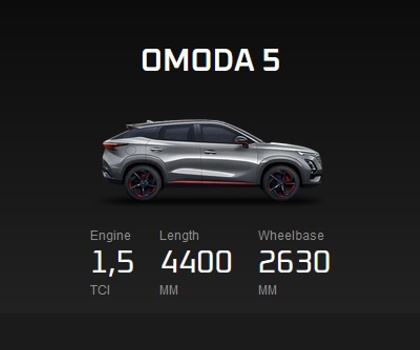 mobil omoda 5