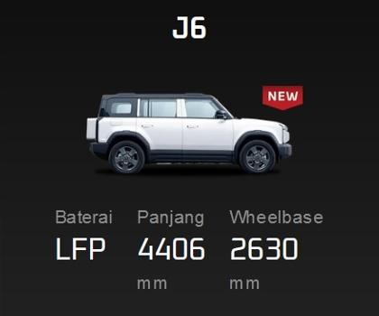 mobil chery j6 harga