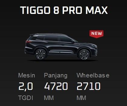 mobil chery tiggo 8 pro